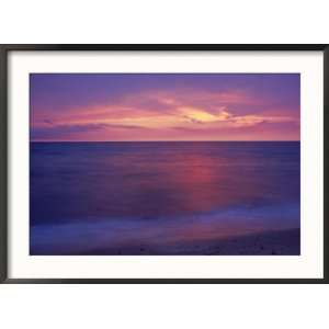  Ocean at Sunset, North Eastham, Cape Cod, MA Framed 