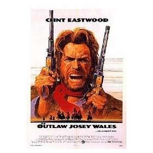  OUTLAW JOSEY WALES   CLINT EASTWOOD NEW MOVIE POSTER(Size 