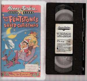 How the Flintstones Saved Christmas *~* vhs  