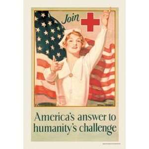  Americas Answer to Humanitys Challenge   Paper Poster (18 