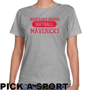  Nebraska Omaha Mavericks Ladies Ash Custom Sport Classic 