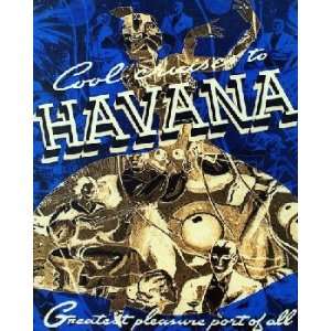  Cool Crusies to Havana. Vintage Cuban Ad.