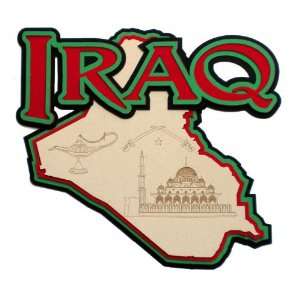   Maps Collection   Die Cuts   Map of Iraq: Arts, Crafts & Sewing