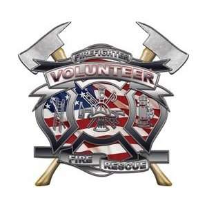  Volunteer Firefighter Fire Rescue Decal   28 h 