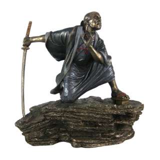 Japanese Samurai Statue Figure Warrior Martial Arts  