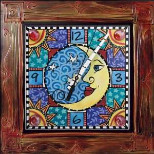  Moon Clock by artist Spirit Lala