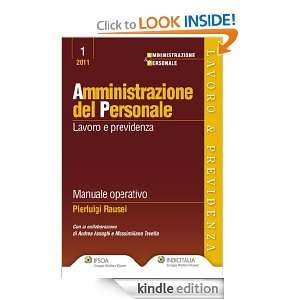 Amministrazione del personale (Italian Edition): P. Rausei:  