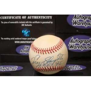  Autographed Enos Slaughter Ball   inscribed HOF 85 Sports 
