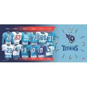  Tennessee Titans Evolution Clock: Sports & Outdoors
