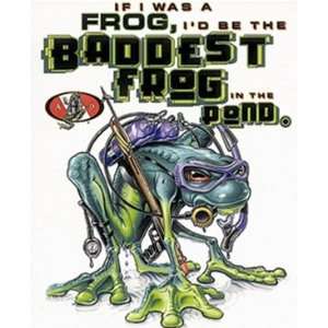  Amphibious Outfitters Baddest Frog in the Pond T Shirt 