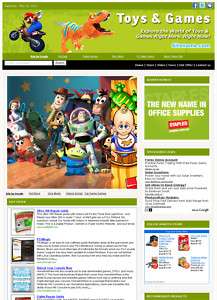 Turnkey Money Making Toy & Games Affiliate Website Sale  
