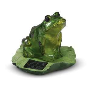 2   Pk. Solar   powered Outdoor Frog Lights Patio, Lawn & Garden