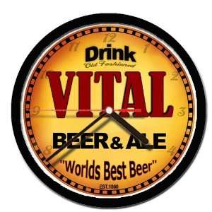  VITAL beer and ale cerveza wall clock 
