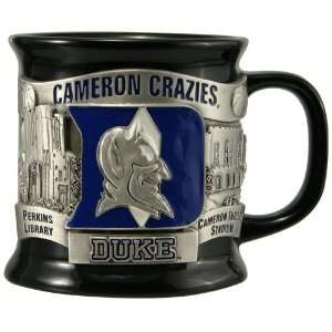  Duke Blue Devils Black Ceramic Mug: Sports & Outdoors
