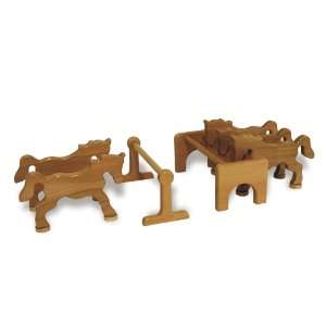  Water Trough/Hitching Post Set Toys & Games