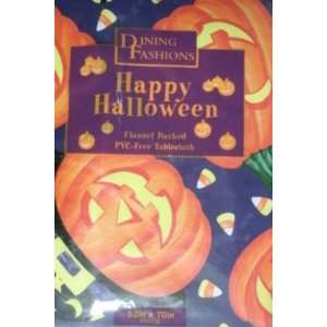   Happy halloween Flannel Backed Vinyl Tablecloth Patio, Lawn & Garden
