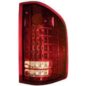   2010 2011 Tail Lamps, Fiber Optic & LED Ruby Red 1 pair: Automotive