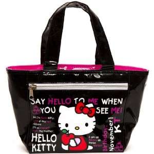  cute black Hello Kitty with apple lunch bag Toys & Games