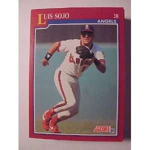  1991 Score Rookie/Traded 49T Luis Sojo California Angels 
