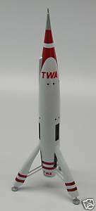 Moonliner TWA Von Braun Space Rocket Wood Model Big New  
