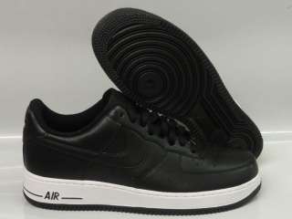Nike Air Force 1 Black Etched Sneakers Mens Size 9  