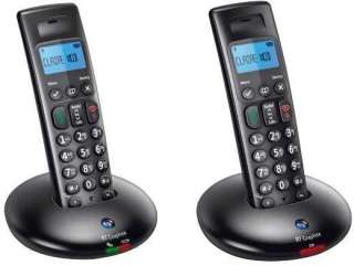 BT Graphite 2100 Twin Digital Cordless phone /Scratch less phone/With 