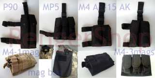 Black Tactical P90 Magazine Pouch,Bag,Airsoft,Military  