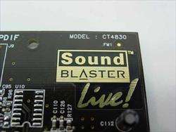Creative Labs CT4830 Sound Blaster Live PCI Sound Card  
