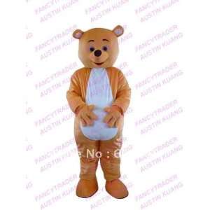   yellow bear mascot costume bear mascot costume ft20297 Toys & Games