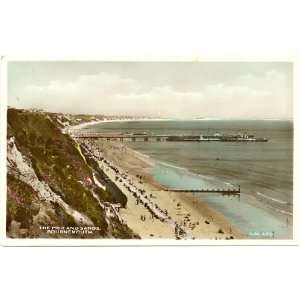   Postcard The Pier and Sands Bournemouth England UK 