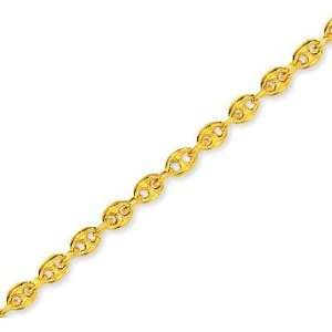    14k Yellow Gold Stylish Fashionable Ankle Bracelet Jewelry