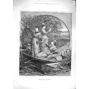  1881 Happy Days Ladies River Boat Davidson Knowles