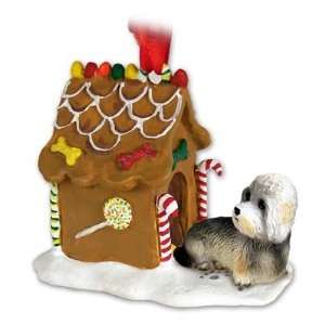  Dandie Dinmont Terrier Gingerbread House Ornament: Home 