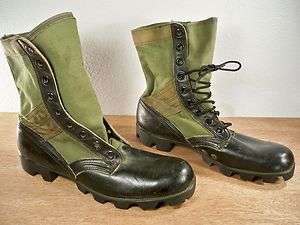 Vintage Vietnam Era Combat Military Leather Spike JUNGLE Mens NAM 