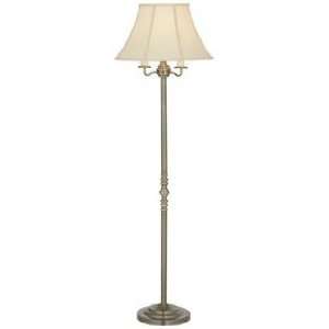    Montebello Collection Antique Brass Floor Lamp: Home Improvement