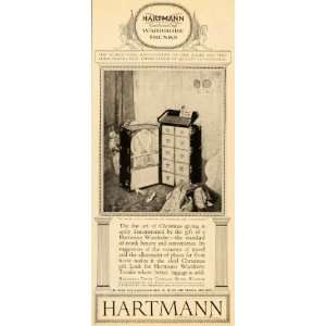  1923 Ad Hartmann Wardrobe Trunk Christmas Racine WI 