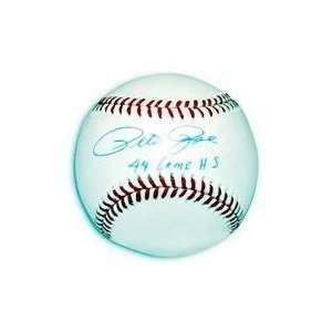 com Pete Rose autographed Major League Baseball inscribed 44 Game Hit 