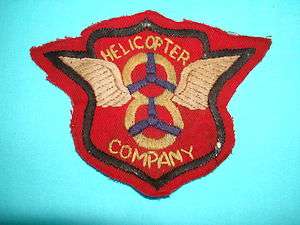 VIETNAM WAR HAND SEWN PATCH, US 8th HELICOPTER CO  
