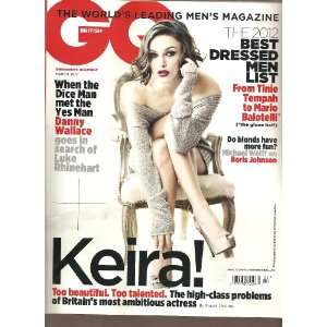    GQ Gentlemans Quarterly Magazine (March 2012): Various: Books