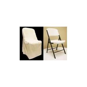  Wholesale wedding LIFETIME folding chair Cover   Ivory 