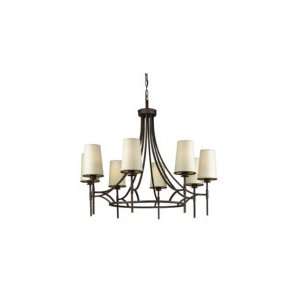  Cancan Collection Eight Light Bronze Chandelier