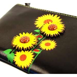  Sunflower   zipper coin purse