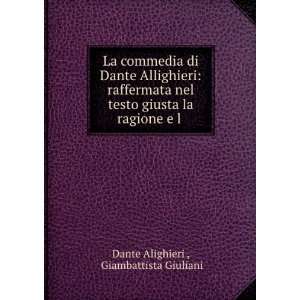   Giambattista Giuliani Dante Alighieri   Books
