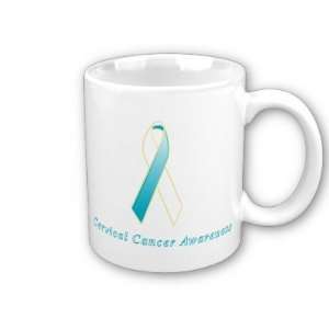 Cervical Cancer Awareness Ribbon Coffee Mug
