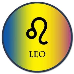  Leo Zodiac Sign car bumper sticker 4 x 4 Automotive