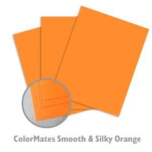  ColorMates Smooth & Silky Orange Cardstock   250/Package 