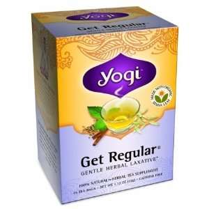 Tea Get Regular Organic Gentle Herbal Laxative Caffeine Free   16 Tea 