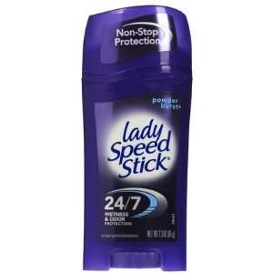 Lady Speed Stick 24/7 Antiperspirant & Deodorant Powder Burst 2.3 oz 