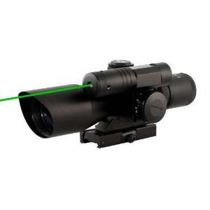  Scope with Green Laser Combo & Weaver Picatinny Quick Release Mount