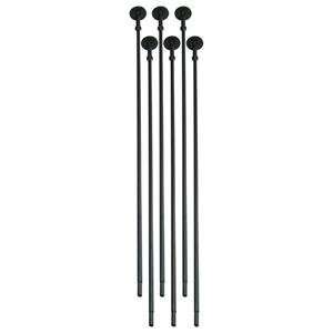 Gun Storage Solutions Rifle Rods   6 Pack  Sports 
